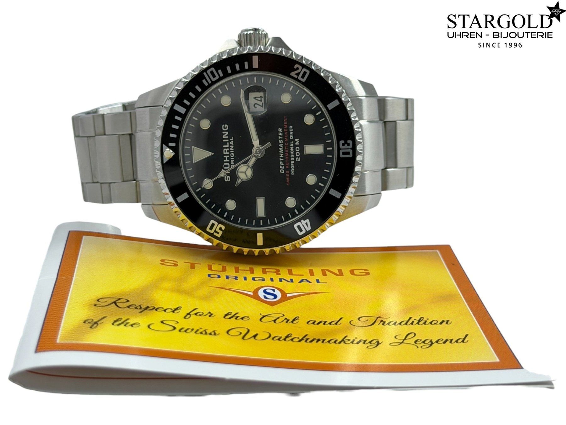 Orologi: Stührling Swiss Movement Depthmaster - 883.01 – Usato da Zürich venduto da Stargold-Uhren 9