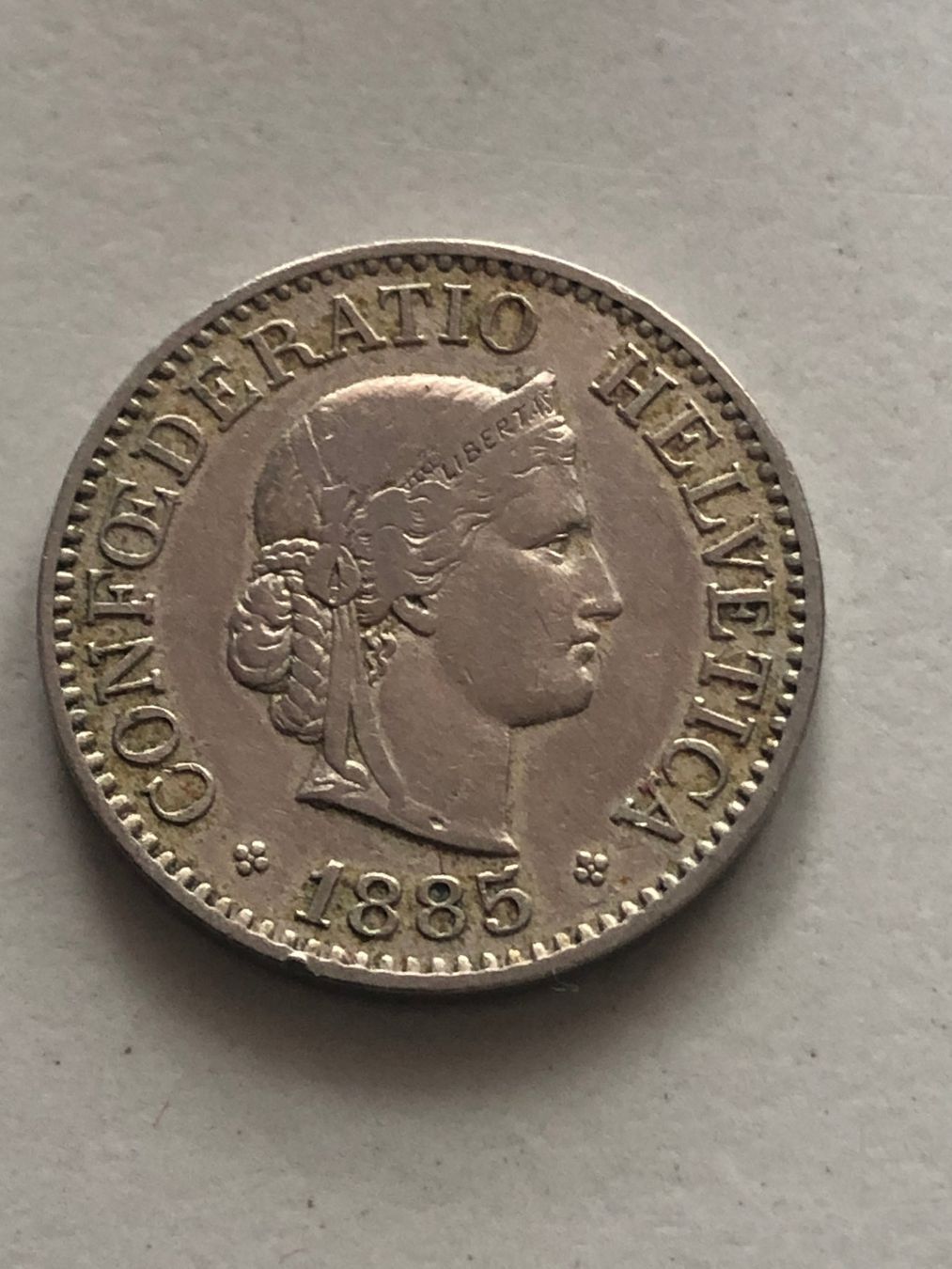 Tutti le monete: 10 Rp. 1885 – Usato da Schötz venduto da Odpa
