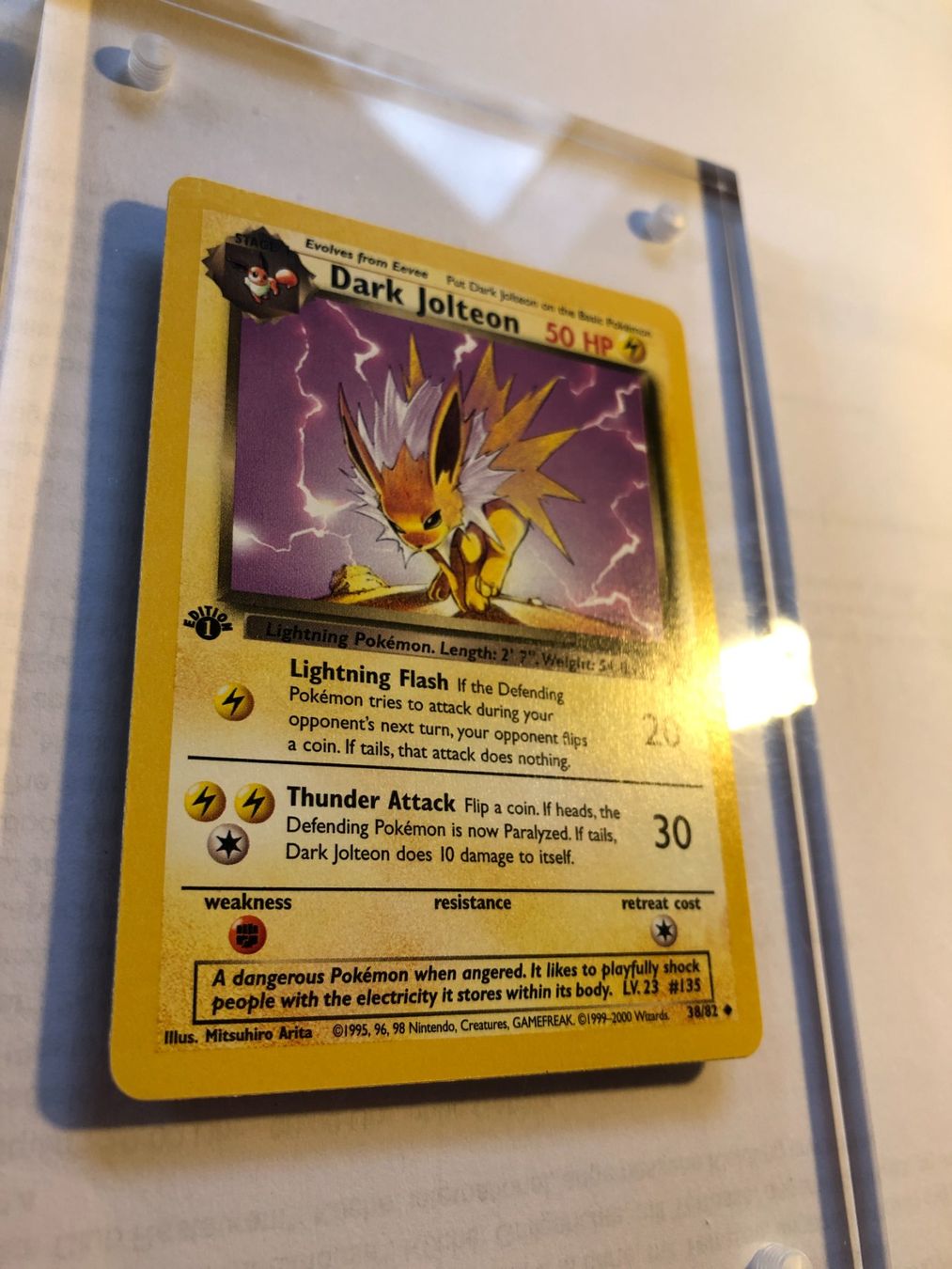 Sammelbilder & Trading cards: Dark Jolteon (unc.) Team Rocket 1st - MINT - ab 1.- – Gebraucht aus Giubiasco von dan_pr8b 1
