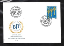 1994 - FDC / 75 Jahre Internat. Arbeitsamt / drei Schlüssel
