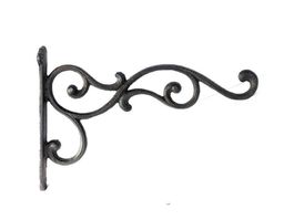 Wandhaken Gusseisen, 33 x 22.5 cm braun