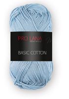 Wolle Pro Lana Basic Cotton 50g / Farbnummer 056 Hellblau