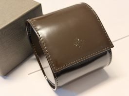 Patek Philippe Leder Reiseetui / Uhrenbox  Braun  neu