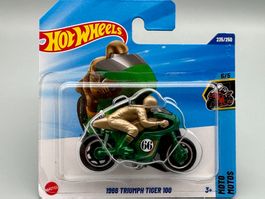 Hot Wheels 1966 Triumph Tiger 100 1:64 Treasure Hunt Neu OVP