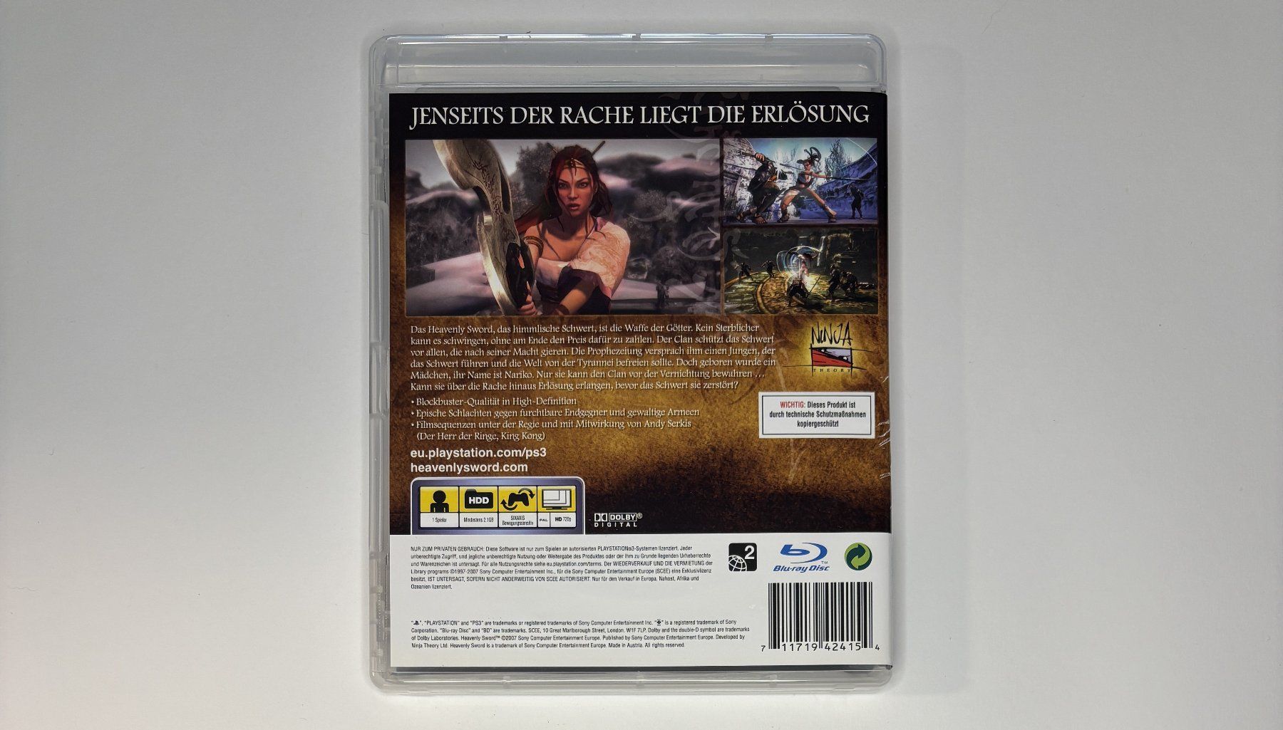 Giochi: PS3 - Heavenly Sword – Usato da Allschwil venduto da Bullach 2