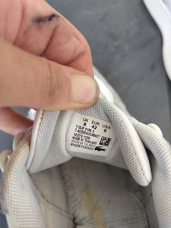 Lacoste Scarpe da uomo: Chaussure Lacoste  (42) – Usato da Delley venduto da chrisvez 2