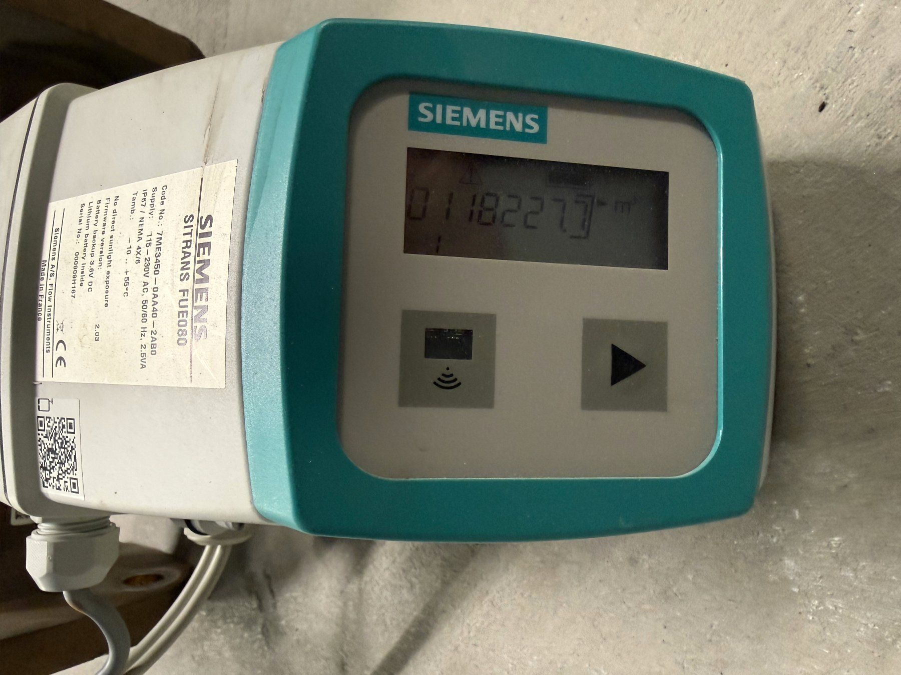 Siemens Misurare: Siemens FlowmeterTransmitter – Usato da Stans venduto da holzverstromung13 2