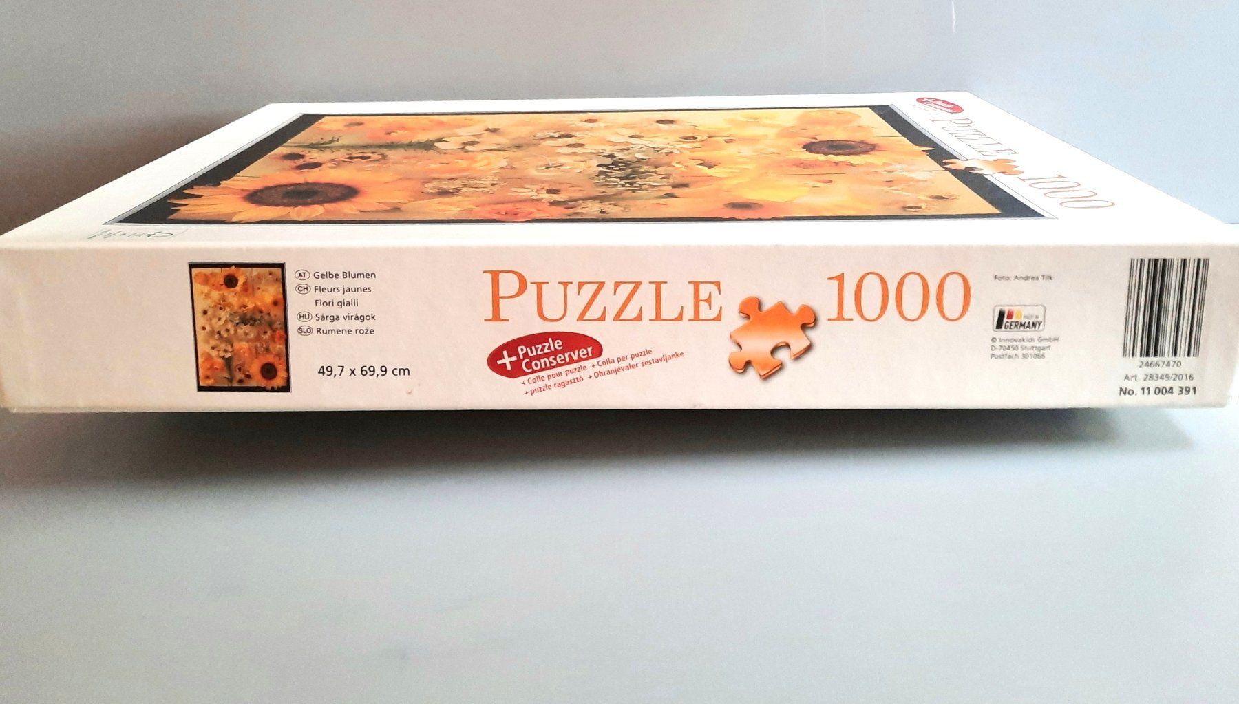 Puzzles: schönes 1000er Puzzle, gelbe Blumen – Gebraucht aus Stettlen von wewe54 1