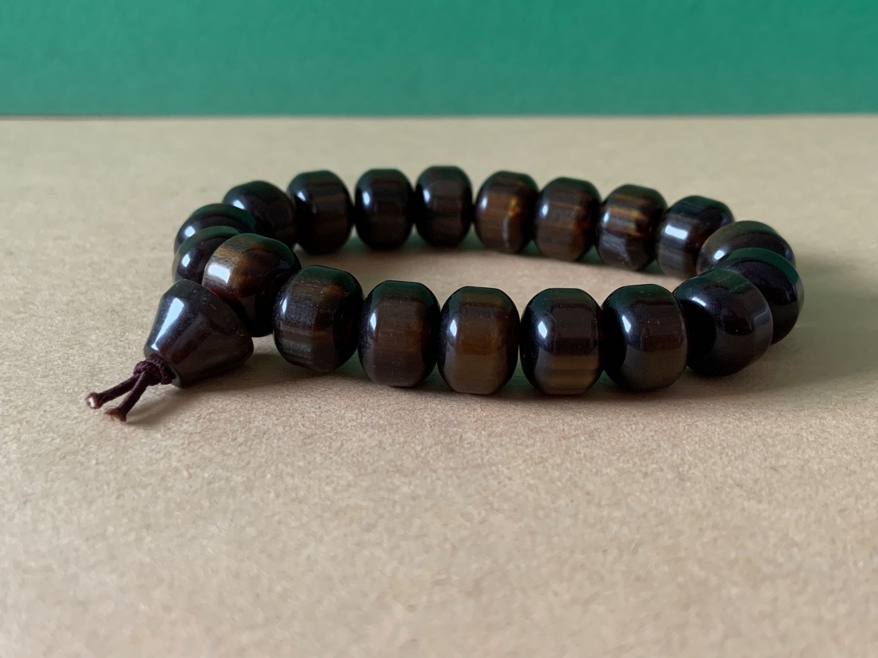 Bracciali & Braccialetti: Herrenarmband Tigeraugen-farben – Usato da Dittingen venduto da Bijoubelle 6