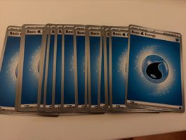 Pokemon Karten Basic Energy Blue Water MEE EN 003
