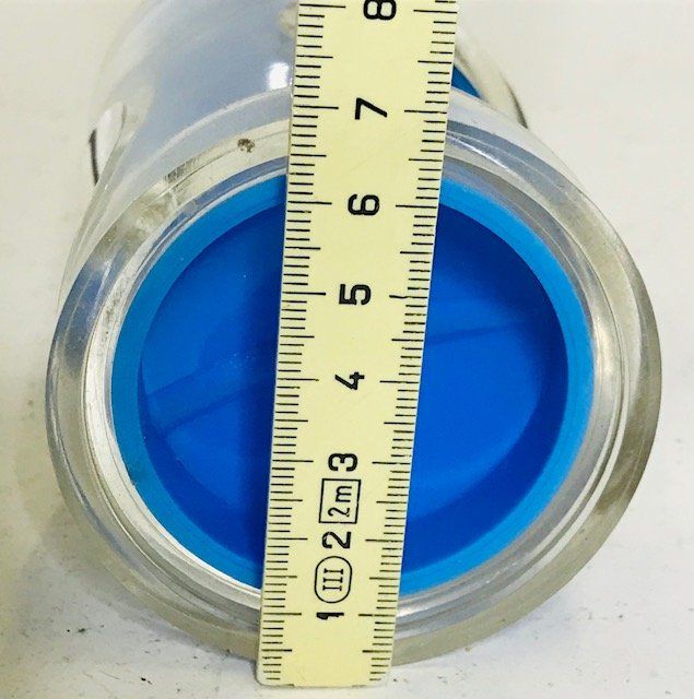 Accendini: Tisch Feuerzeug blau Plexiglas 70er "Penguin" – Difettoso da Zürich venduto da gigimai67 5