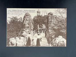 Postkarte Paris Buttes-Chaumont  Frankreich  1914  (V811)