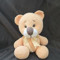 Gehäkelter Teddybär Handarbeit 