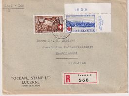 FDC R-Brief 22.8.39, Knoblisbühl+++