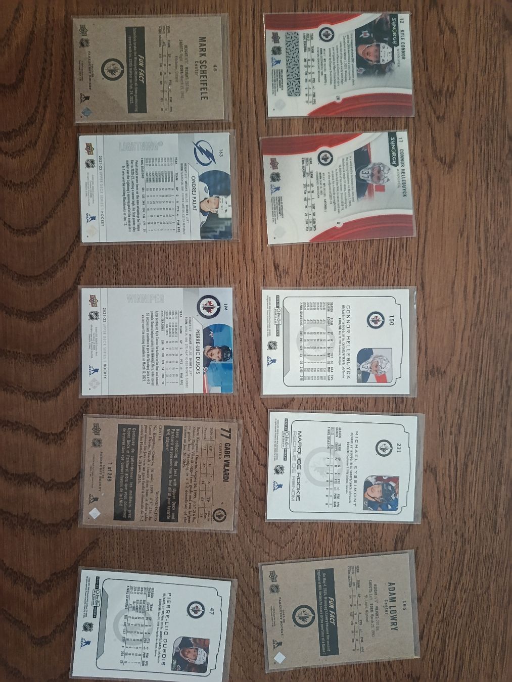 NHL Sammelbilder & Trading cards: div. Karten NHL Winnipeg Jets – Neu (gemäss Beschreibung) aus Gerolfingen von Thossy86 1
