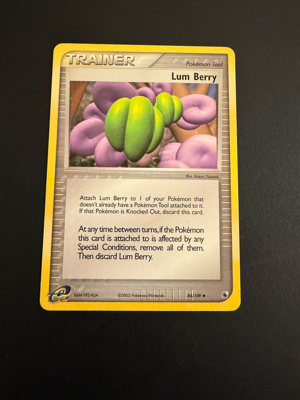 Pokémon Carte collezionabili: LUM BERRY 84/109 EX RUBY & SAPPHIRE – Usato da Zürich venduto da pokemon_cards