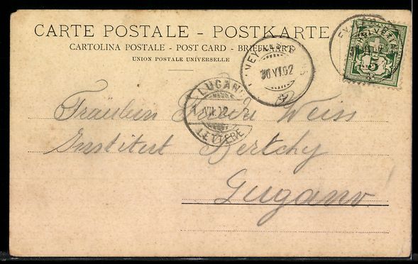 Cartoline postali: Lithographie Ormonts-Dessus, Hôtel des Diablerets – Usato da Berlin venduto da bartko-reher 1