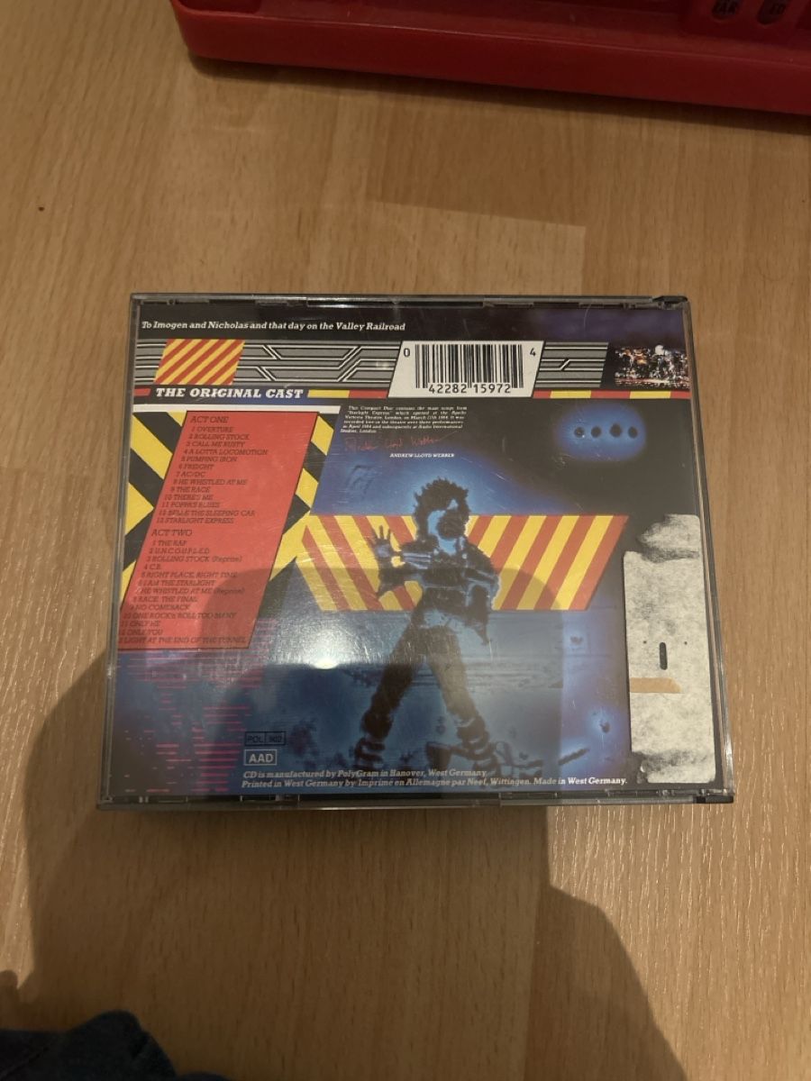 CD: Starlight Express CD - Andrew Lloyd Webber Musicalklassiker – Usato da Herbetswil venduto da rotekatze84 1