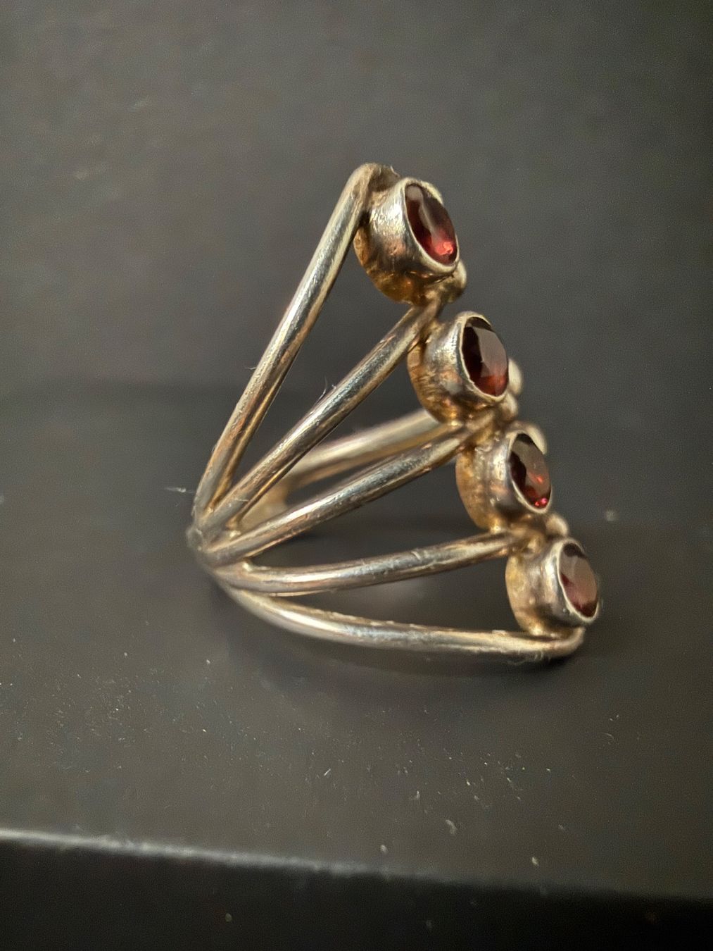 Bagues: Silber Ring mit Granat 925 – D'occasion à Spiegel b. Bern par Rogger72 2