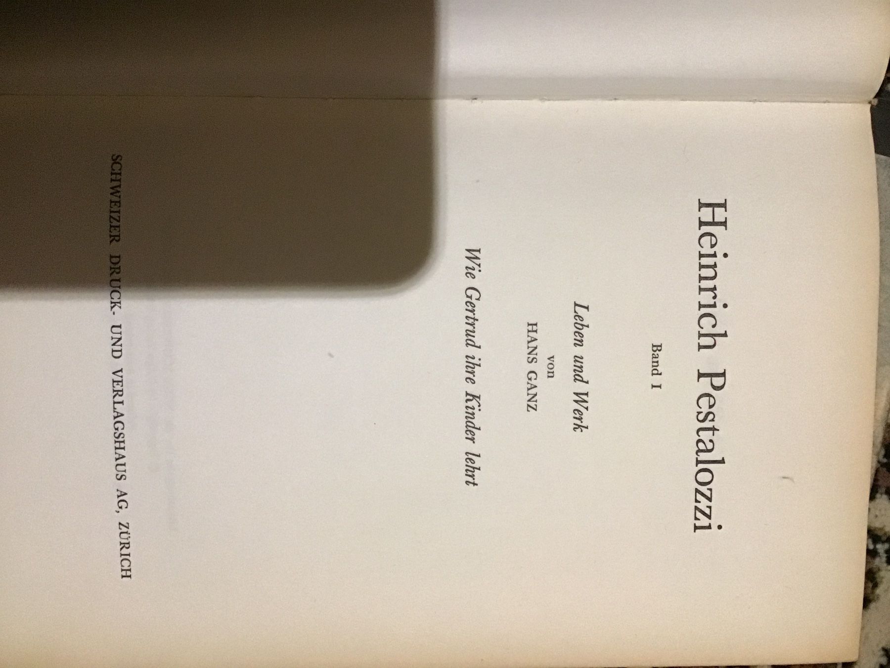 Libri: Pestalozzi Werke – Usato da Winterthur venduto da sune01 1