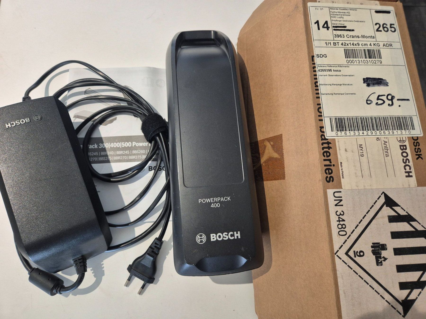Bosch Batteries: Batterie Boch 400Wh – D'occasion à Sion par Adriin2020
