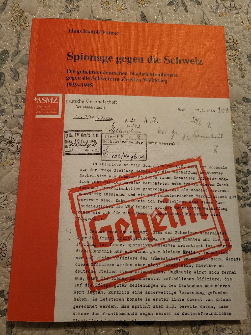 Libri: Spionage gegen die Schweiz – Usato da nunningen venduto da mic_88k2
