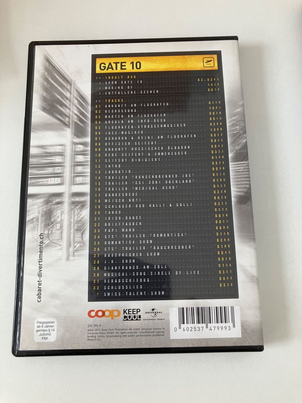 Tutti i DVDs: Divertimento - Gate 10 -  Limited Edition (DVD + CD) – Usato da Arbon venduto da JoJoAs 1