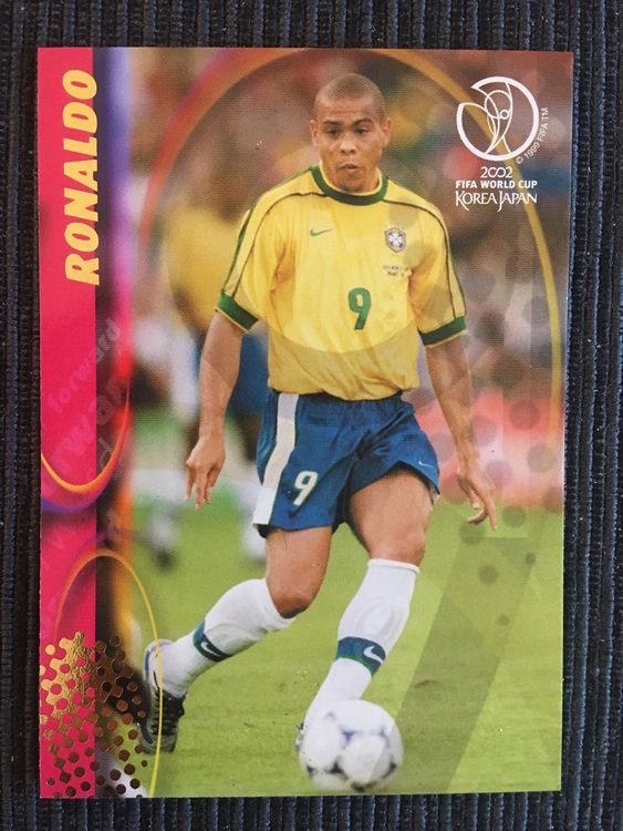PANINI FOOT 2002 Team Paris Sg Psg Ronaldinho Rookie # 281 / 282 Ligue 1 Soccer EUR 249,00 - FR