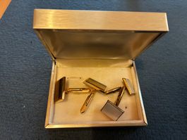 2 paar edle Vintage Manschettenknöpfe