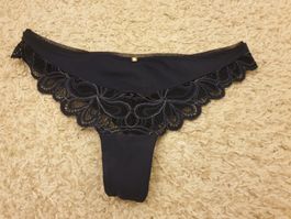 String, XS/34, Rougegeorge, navy, avec dentelle, excellent é