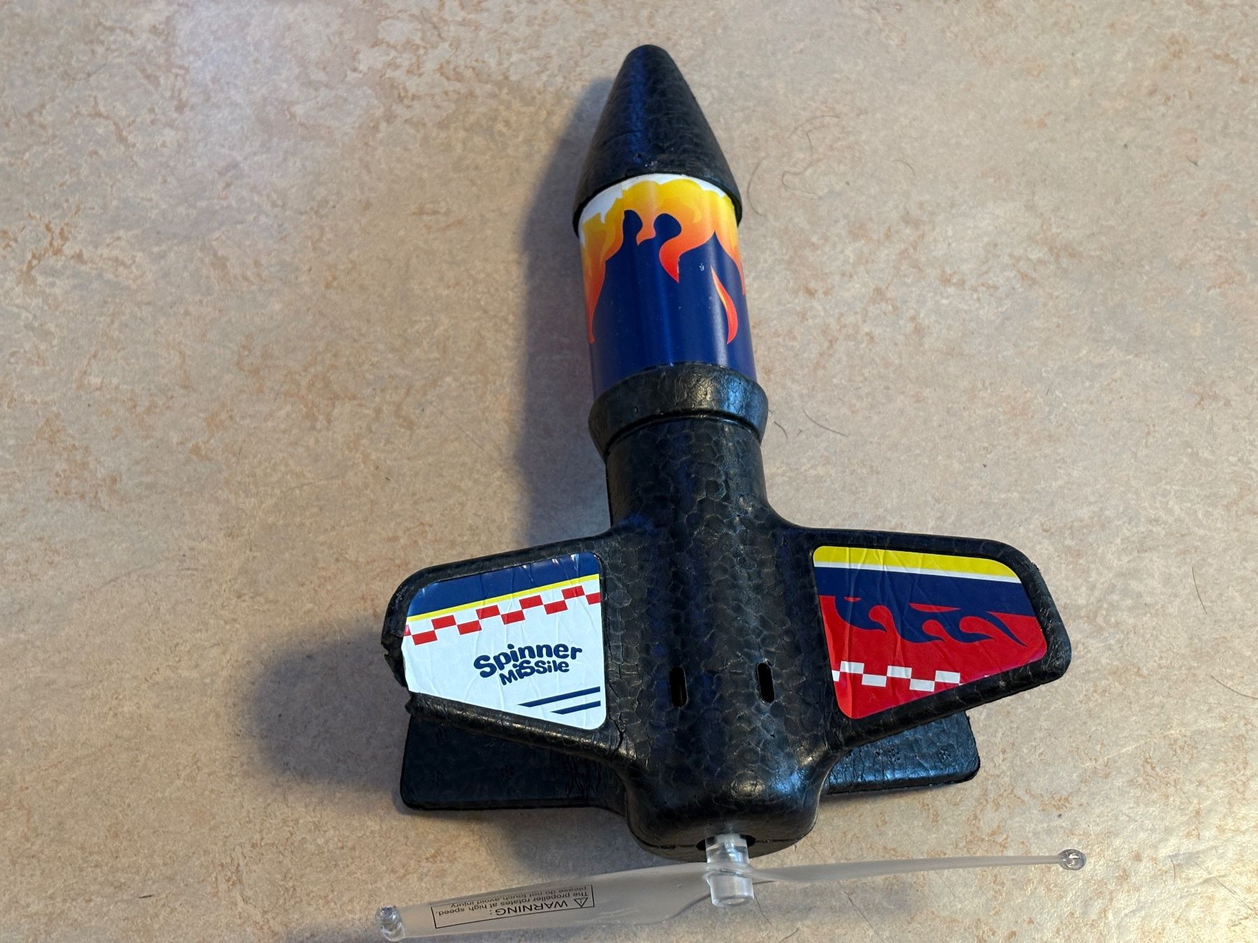Giocattoli: Retro Spinner Missile Spielzeug Rakete – Usato da Dietikon venduto da The-Star-Shop 1