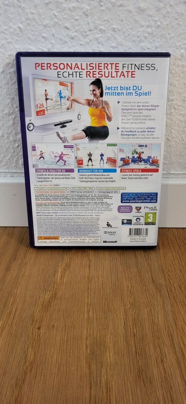 Microsoft Spiele: Xbox 360 - Your Shape Fitness Evolved – Gebraucht aus Münsingen von Heroism2010 1