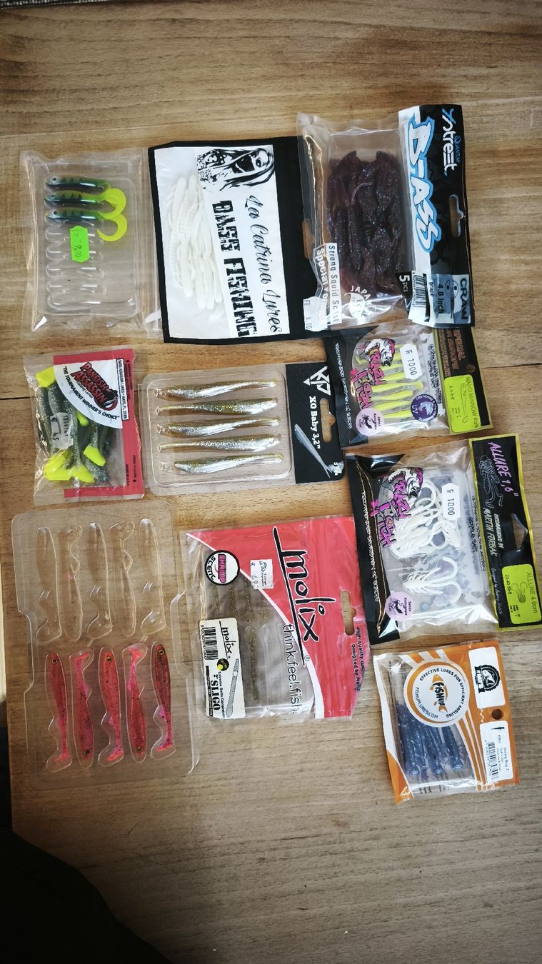 Köder: Gummiset Egli div. Marken Fox Rage Quantum etc – Neu und originalverpackt aus Sarnen von sebalant