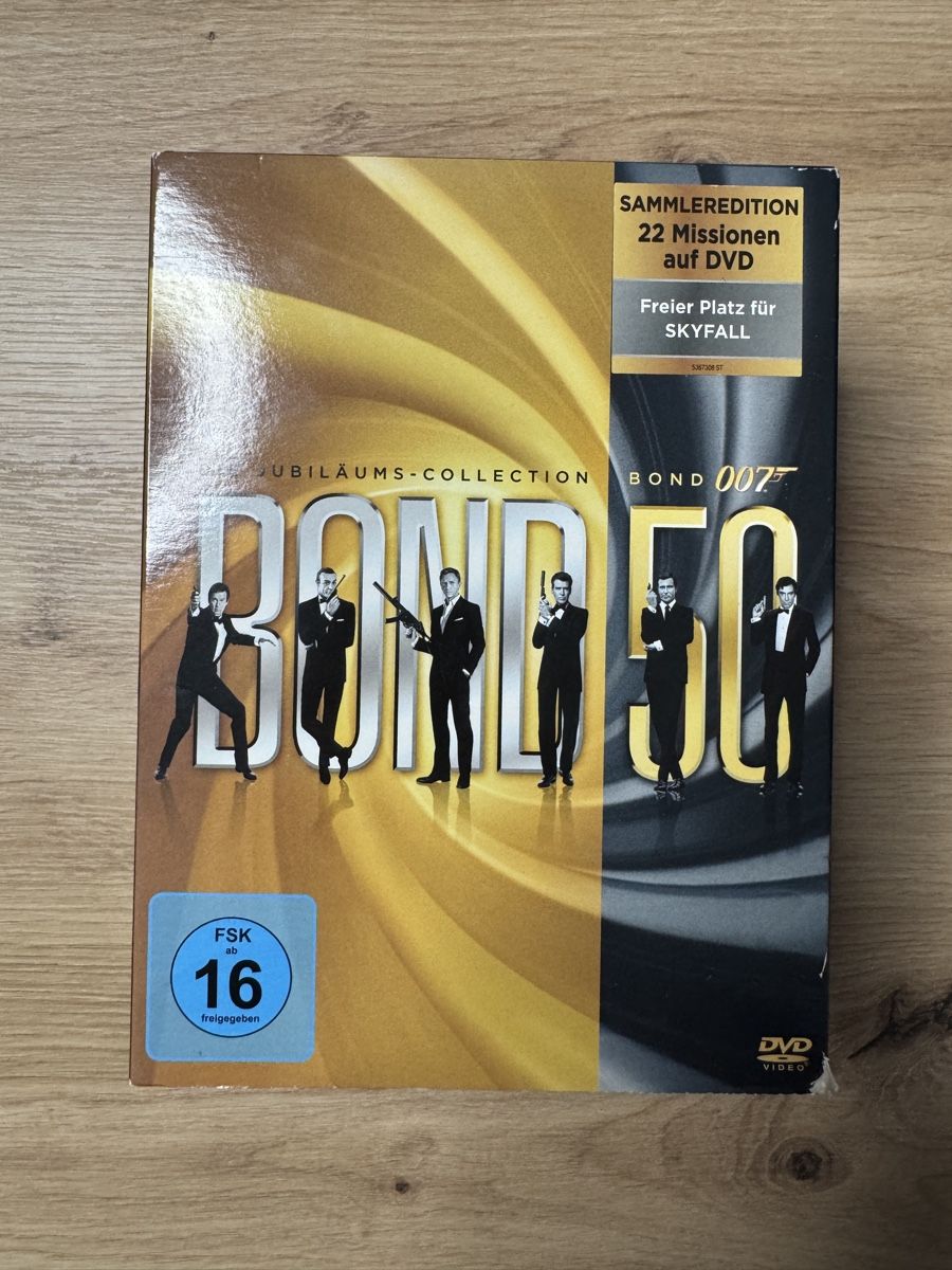 Alle DVDs: James Bond 007: Jubiläums-Collection - DVD-Box, Top! – Gebraucht aus Biberist von etesummer