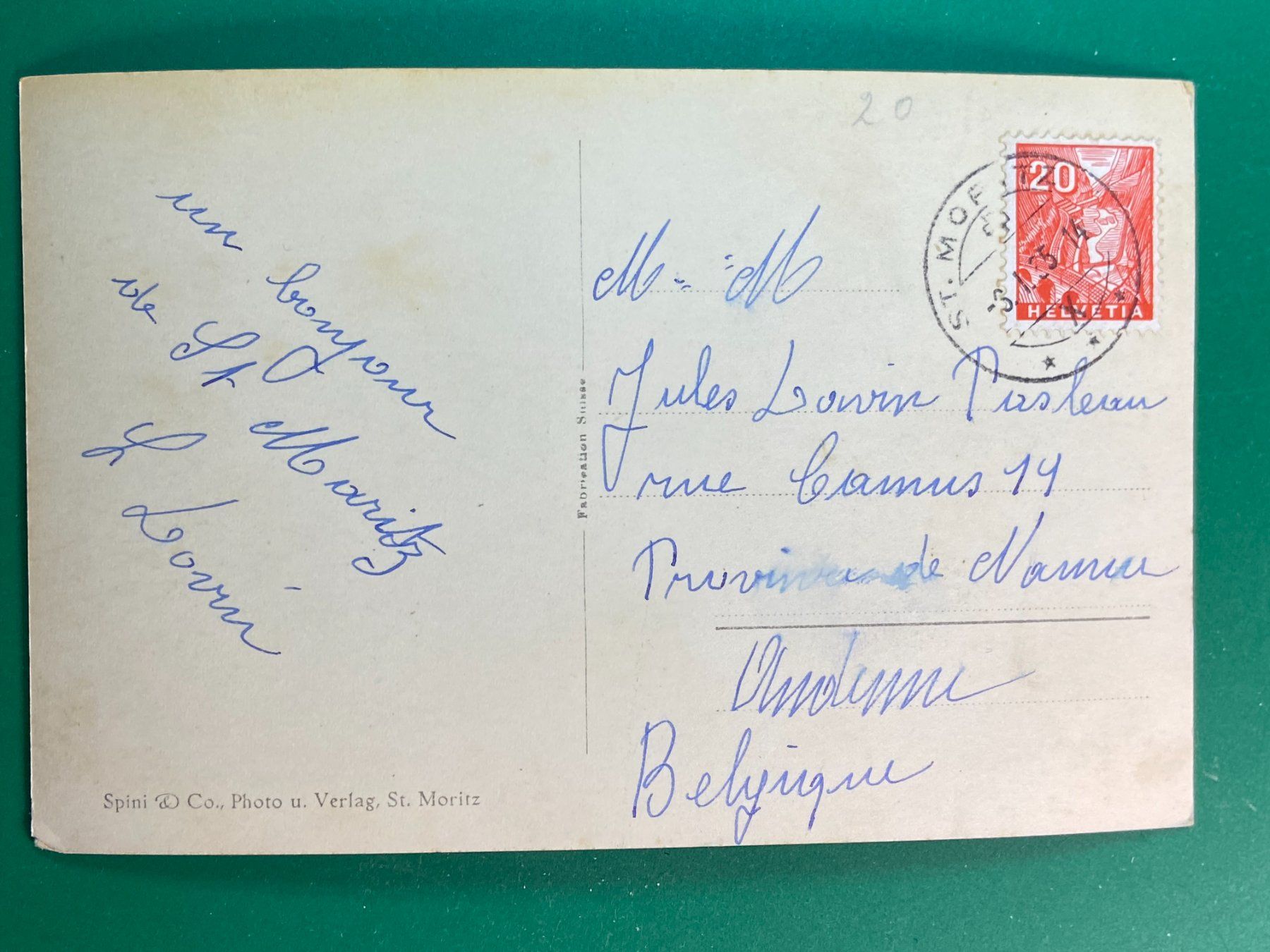 Cartes postales: St. Moritz - Palace Hotel – D'occasion à Steg VS par danwer74 1