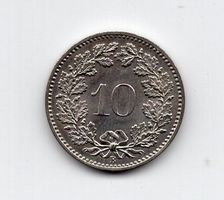 (2217) 10 Rappen 1884, Super, stgl