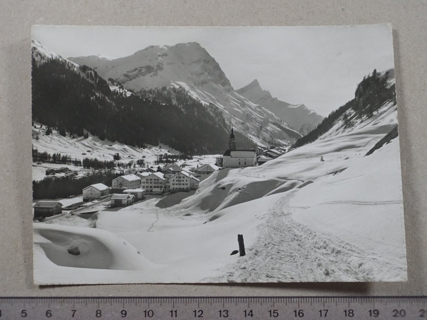 Ansichtskarten: Splügen im Rheinwald, 1959 – Gebraucht aus Lenzburg von fh1