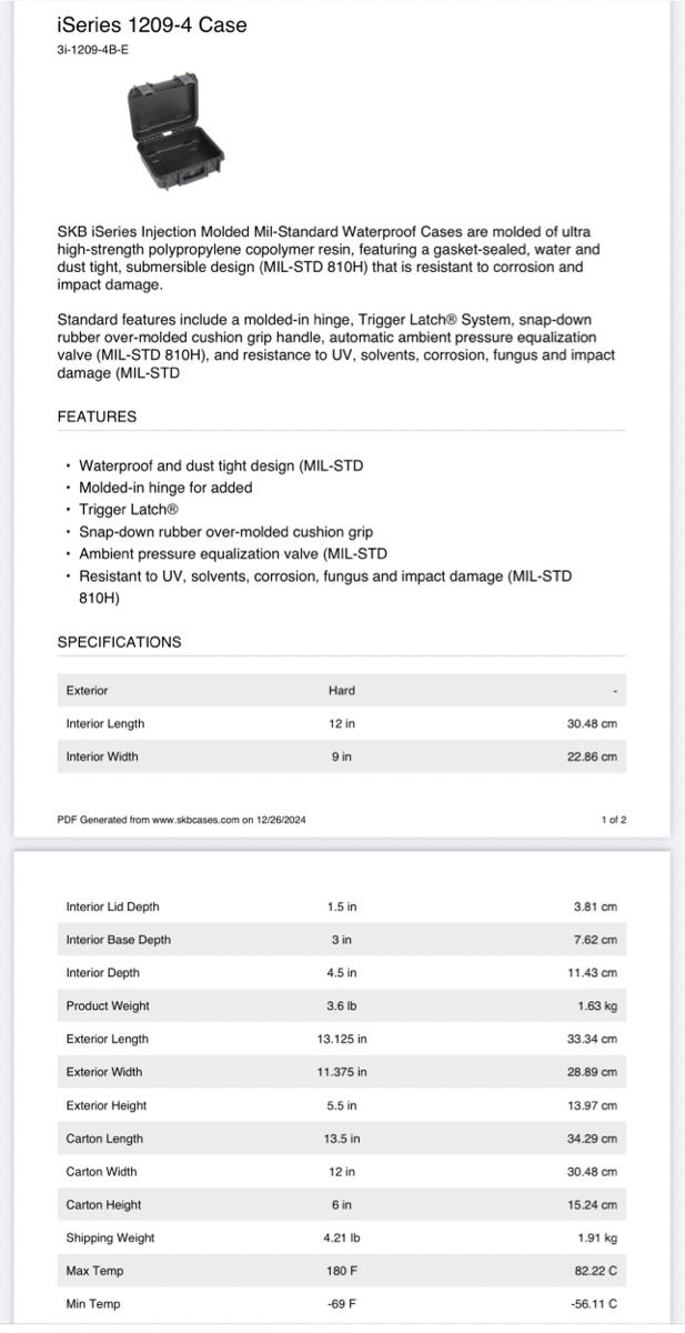 Valigie: SKB Case 1209-4 signalrot – Usato da Thalwil venduto da alfons03 6