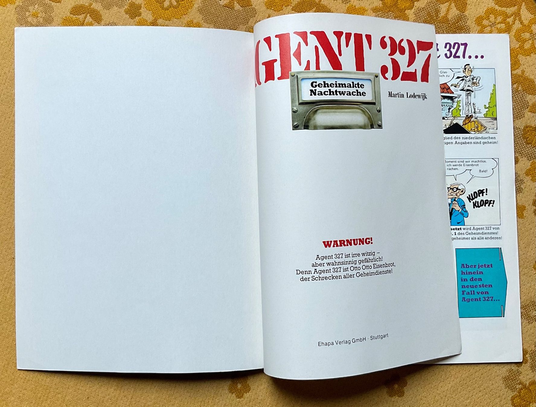 Comics: Agent 327 Band Nr 6 von 1984 – Gebraucht aus Endingen von nathan05 2