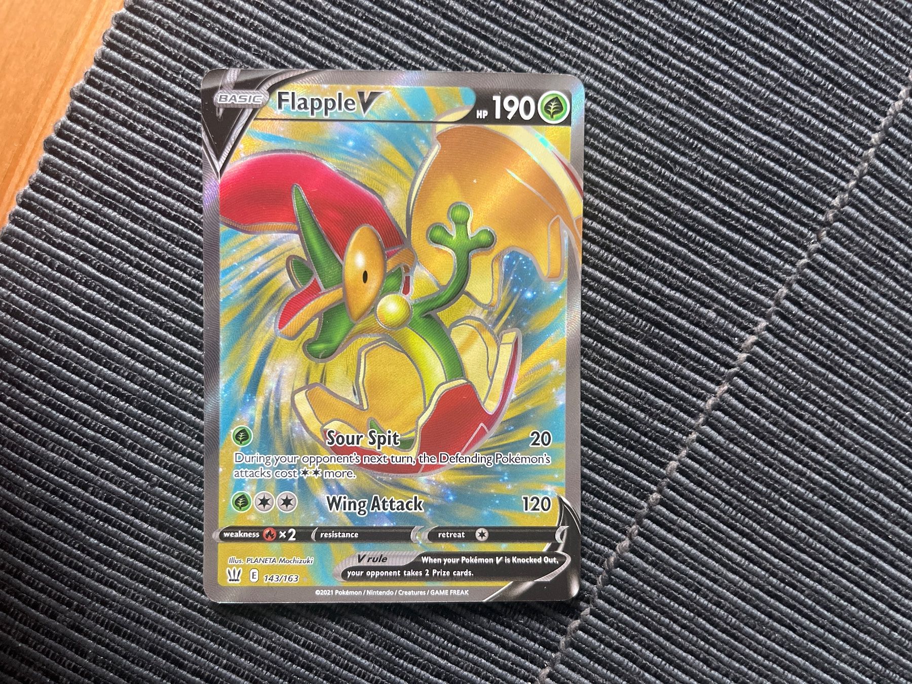Pokémon Sammelbilder & Trading cards: Pokemon Flapple V Fullart Battle Styles Englisch – Neu (gemäss Beschreibung) aus Wabern von Collectfun