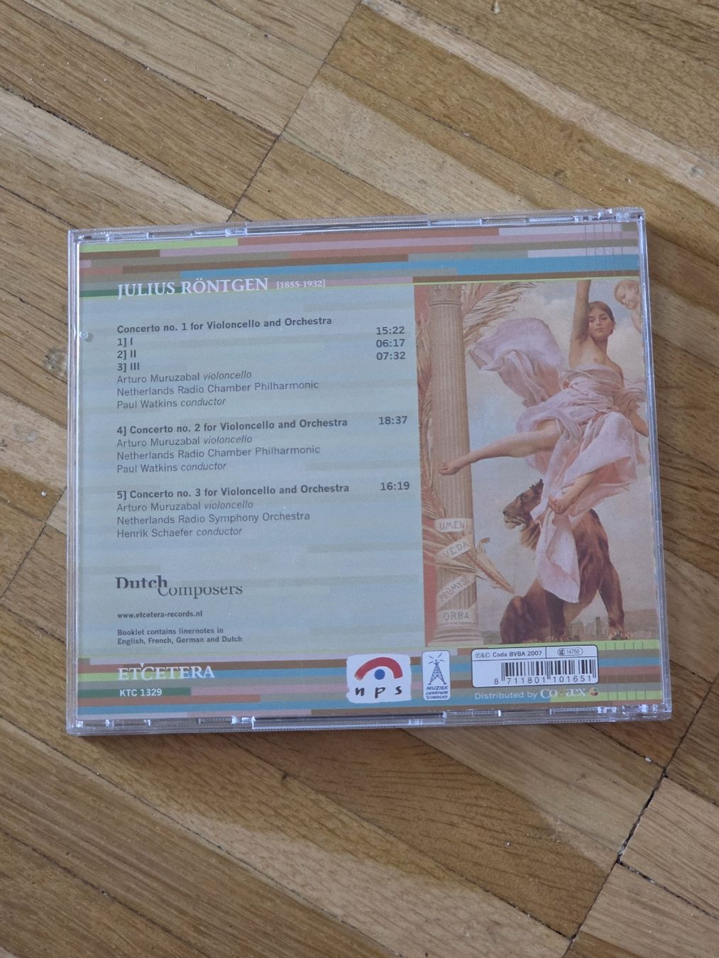 CD: CD: Julius Röntgen: Complete Cello Concertos 1-3 – Usato da Aesch BL venduto da immon 1