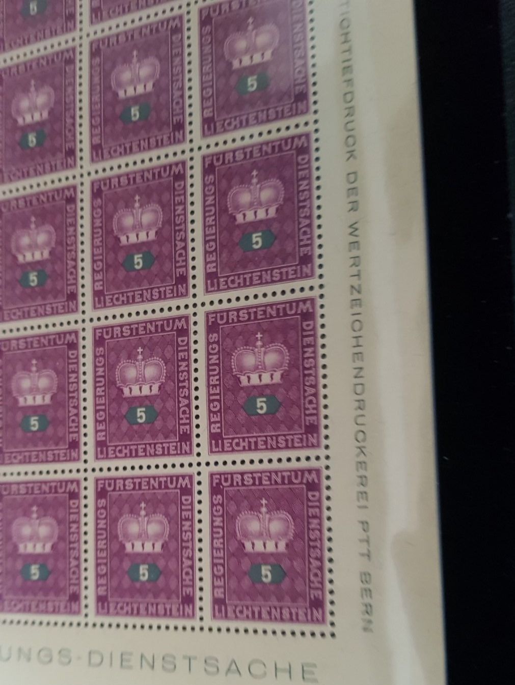 Tutti i francobolli: FL ganzer Bogen - Postfrisch - Stahlstich - 1950  /  367 – Nuovo (secondo la descrizione) da Rümlang venduto da coh_87ww 2