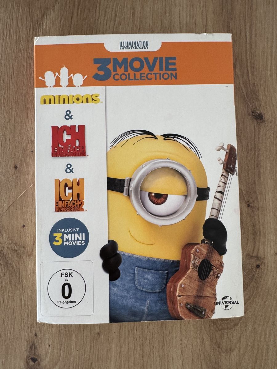Tutti i DVDs: Minions & Ich Einfach unverbesserlich 3er DVD Box – Usato da Biberist venduto da etesummer