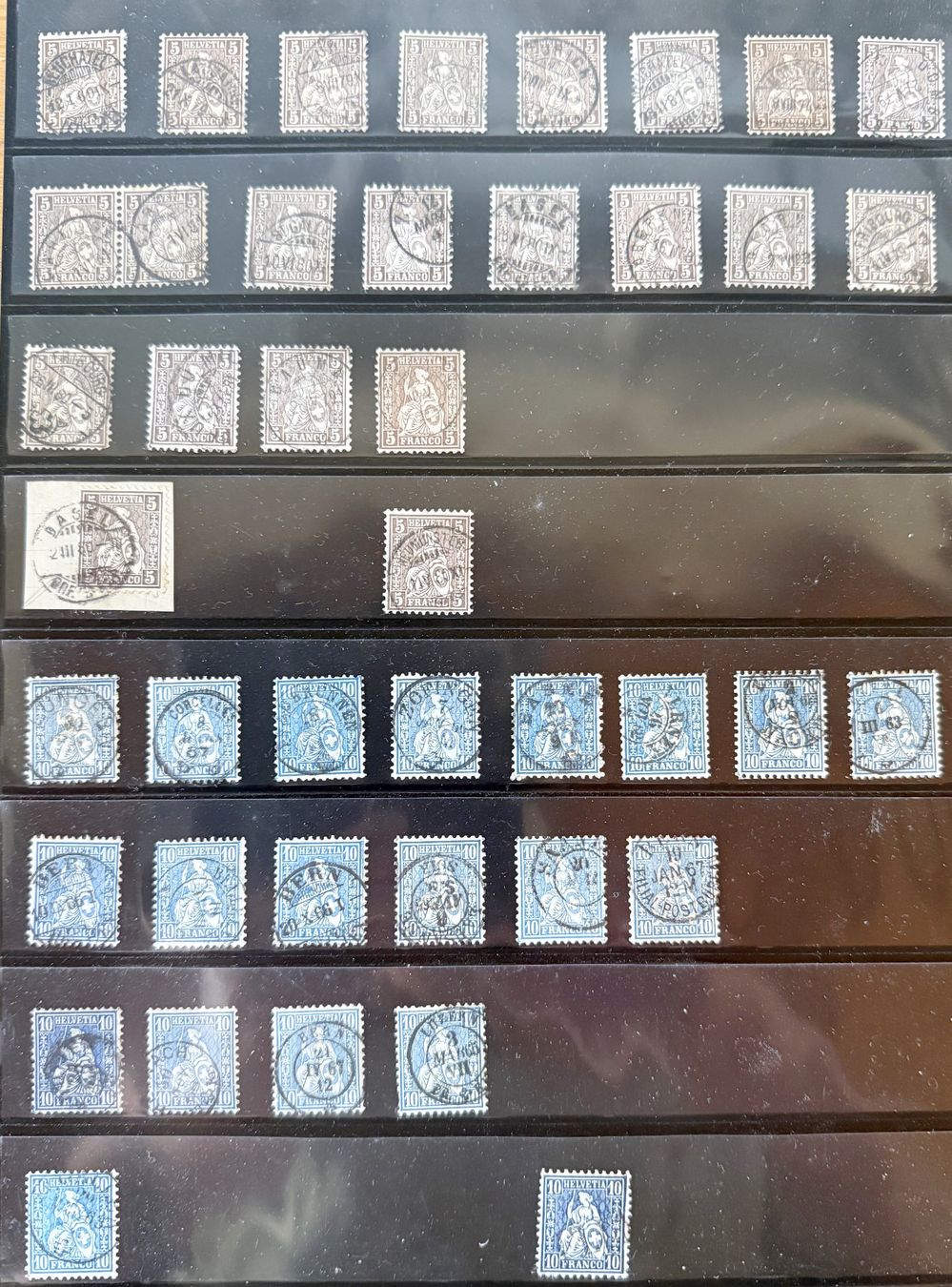 Tutti i francobolli: Sitz.Helv. Sammlung Kat. 5677.50 – Usato da Steinhausen venduto da yukon26 1