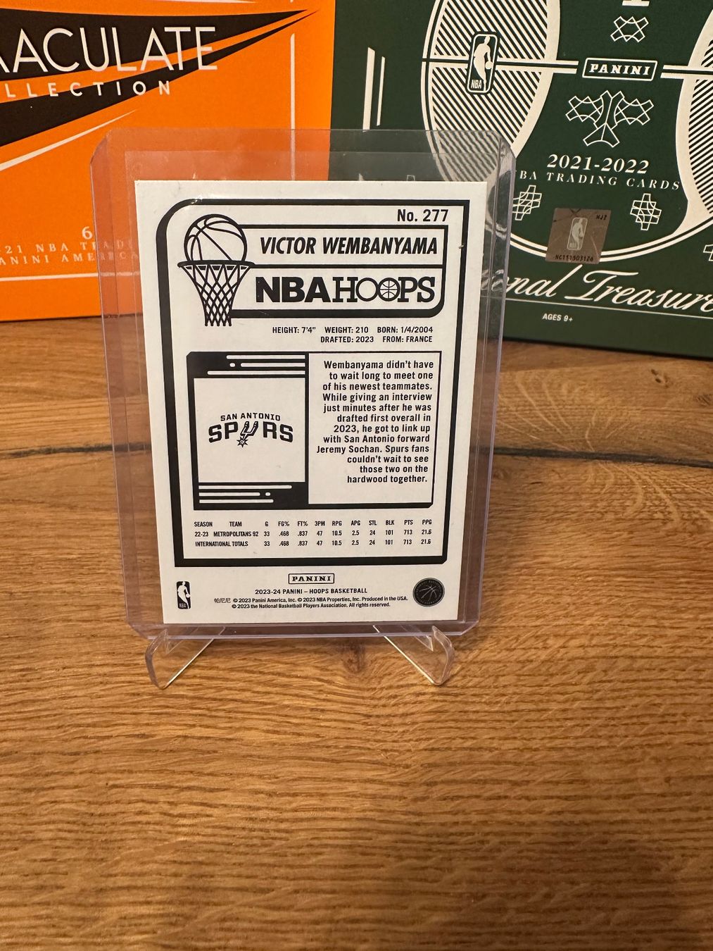 Nba Carte collezionabili: Victor Wembanyama RC hoops base – Usato da Vullierens venduto da Gaara04 1