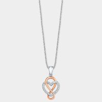 Collier s. Oliver avec pendentif coeur et infini