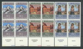 1975, Europa, Viererblöcke **