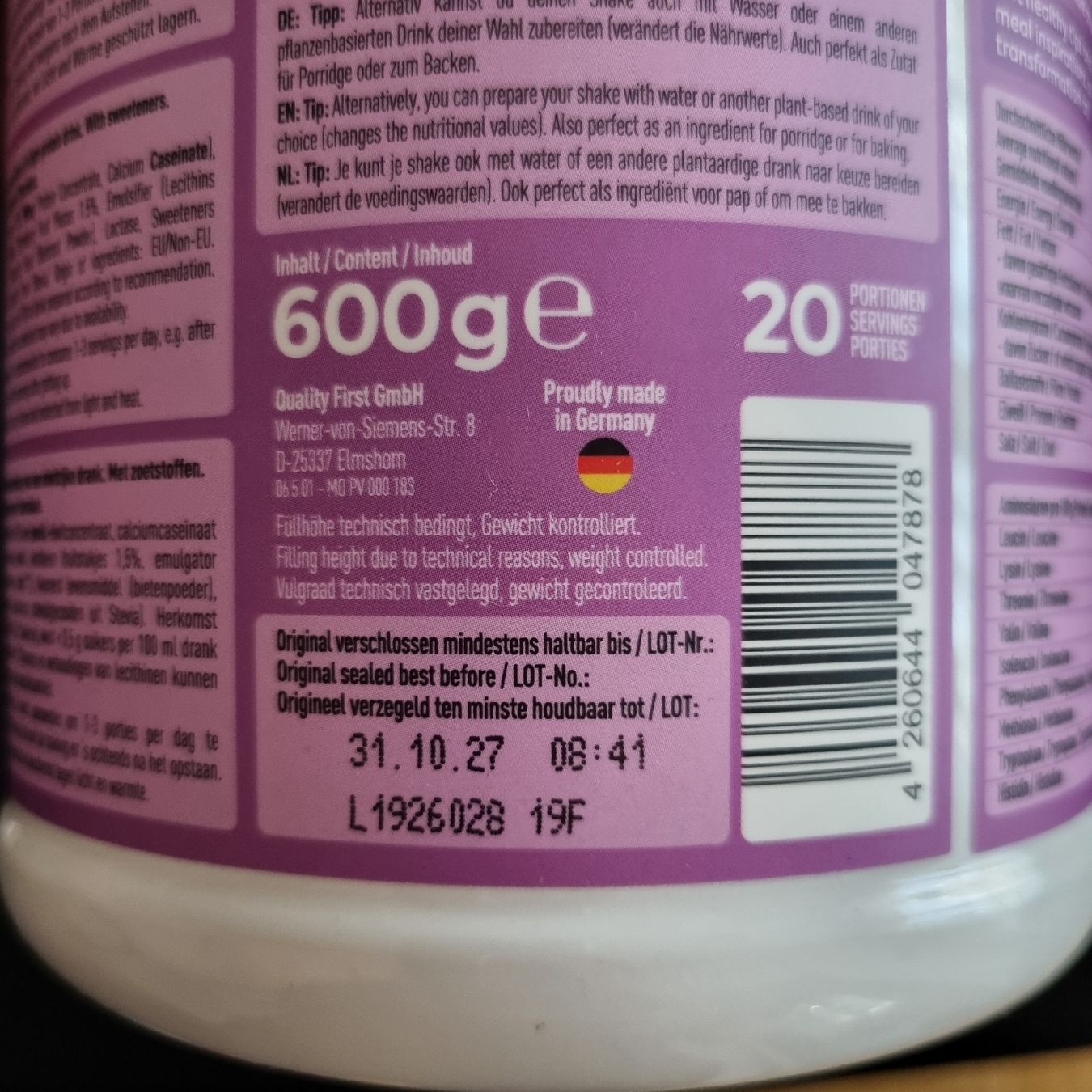 More Nutrition Cibi & Specialità: More Protein Milkshake Style, Strawberry Yoghurt Split – Nuovo e nell'imballaggio originale da Bülach venduto da JadeW.86 2