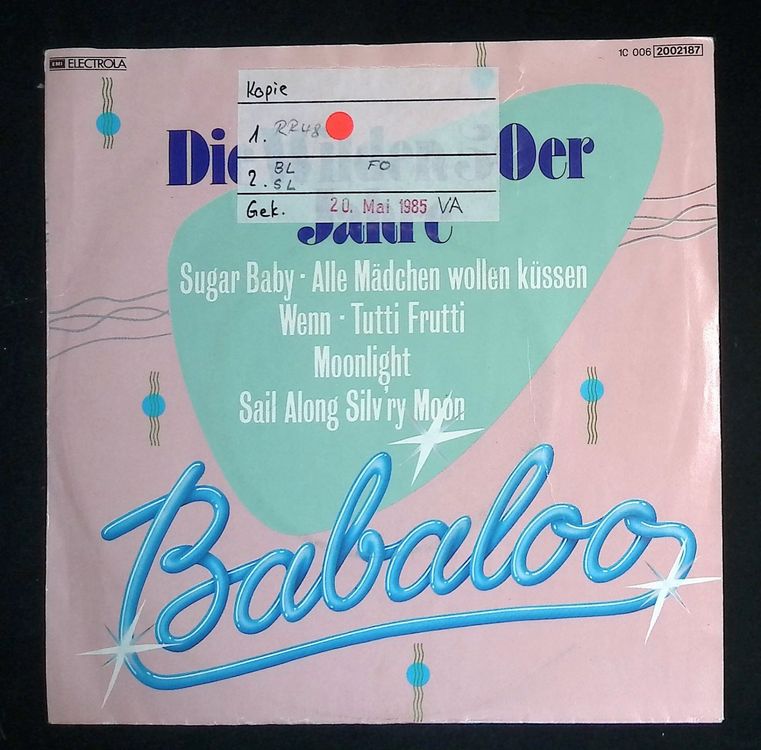 Die Wilden 50er Jahre - Babaloo Single 7 | Kaufen auf Ricardo