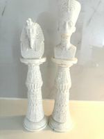 Deko-Set: Pharao und Nofretete Büsten - Antik Look!